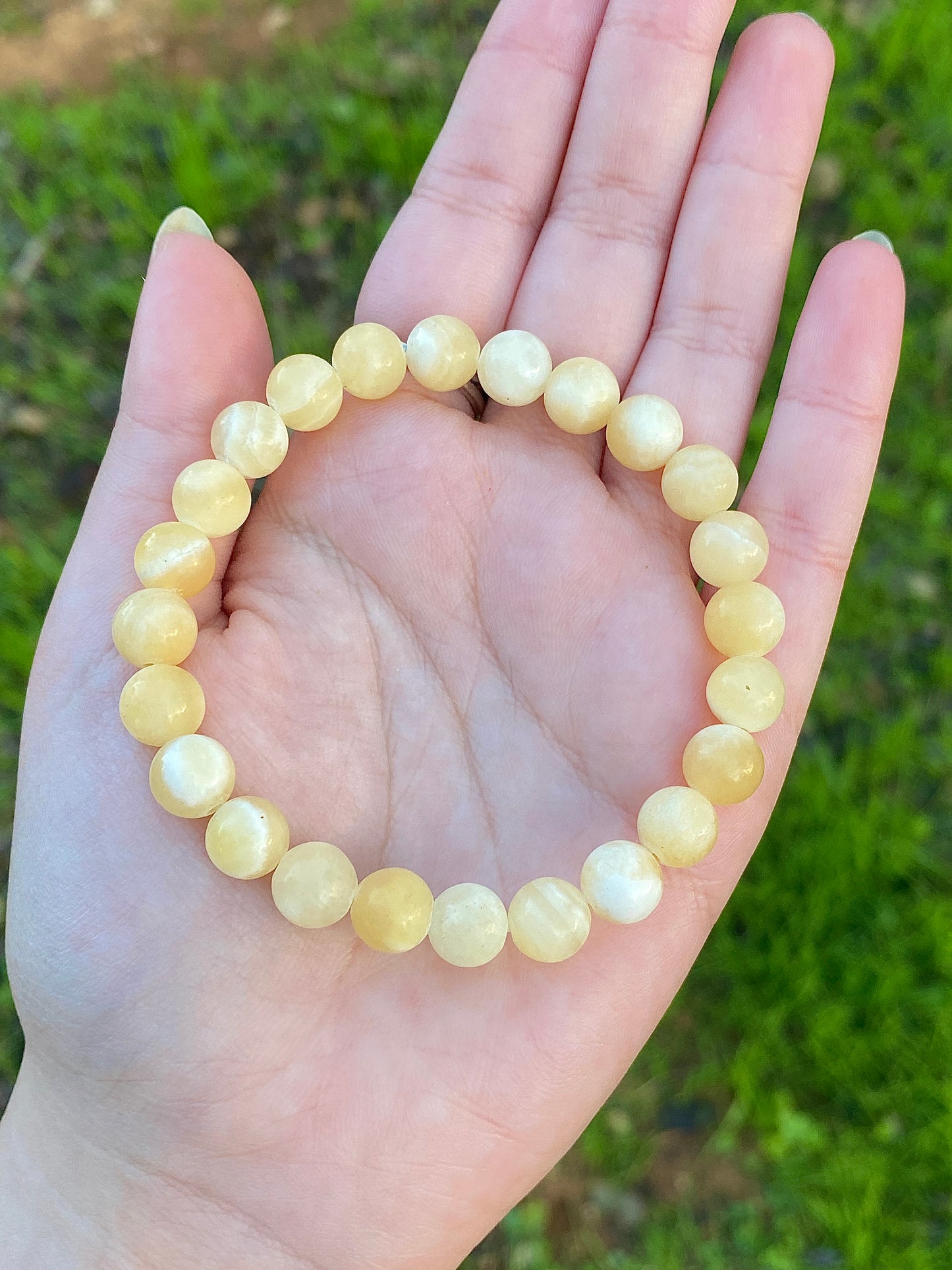 צמיד קלציט צהובה | אופטימיות | התחדשות | זרימה