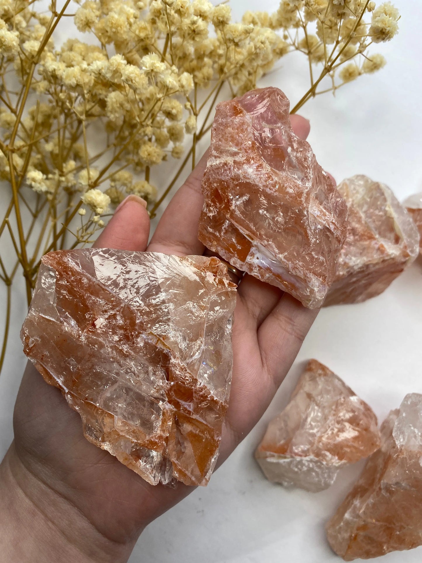קוורץ אש גולמי | כח | יצירתיות |איזון Phoenix Crystals
