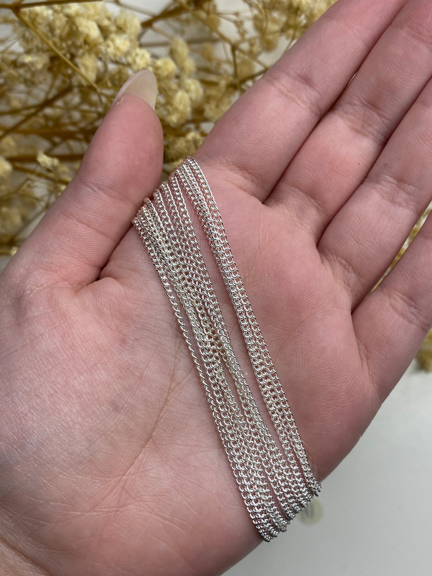 שרשרת 925 כסף אמיתי 50 ס״מ