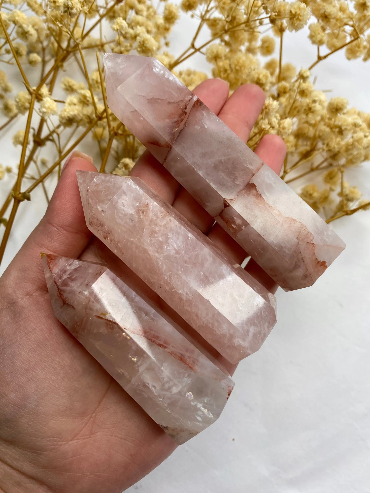 קוורץ אש | שמחה | כח | מרץ Phoenix Crystals