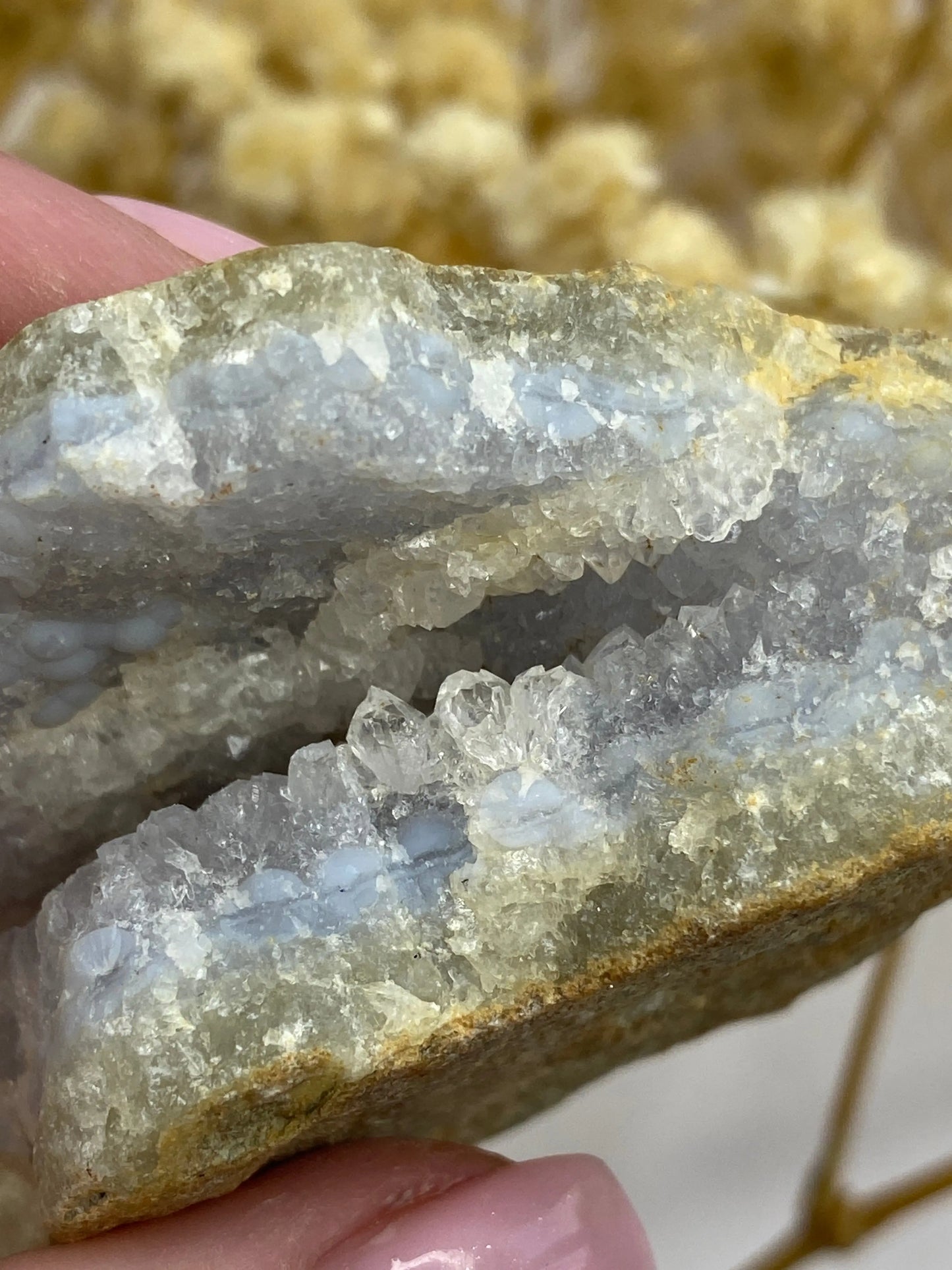 אגת תחרה גולמי | רוגע | שלווה | בהירות Phoenix Crystals