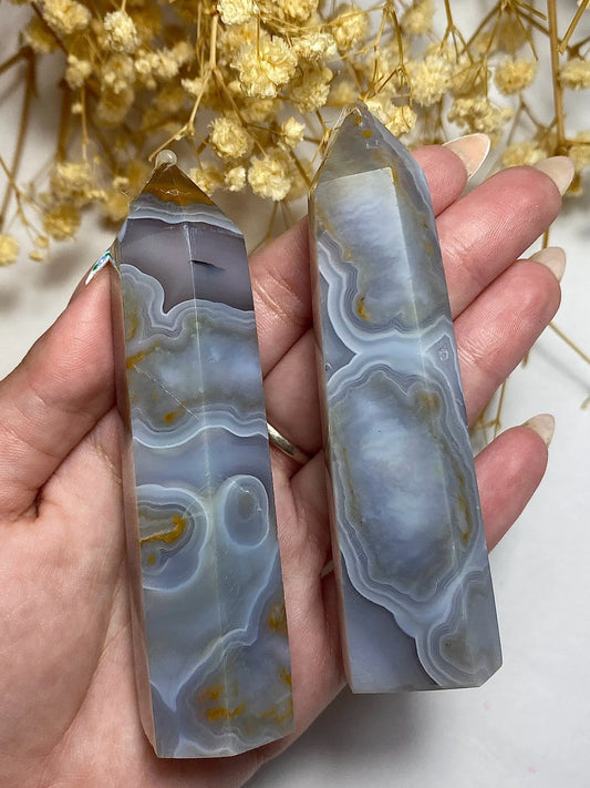 אגת עמוד | רוגע | איזון | הרמוניה Phoenix Crystals - פניקס קריסטלים