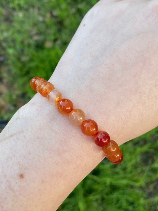 צמיד קרנליאן | שמחה | אומץ | כוח פנימי