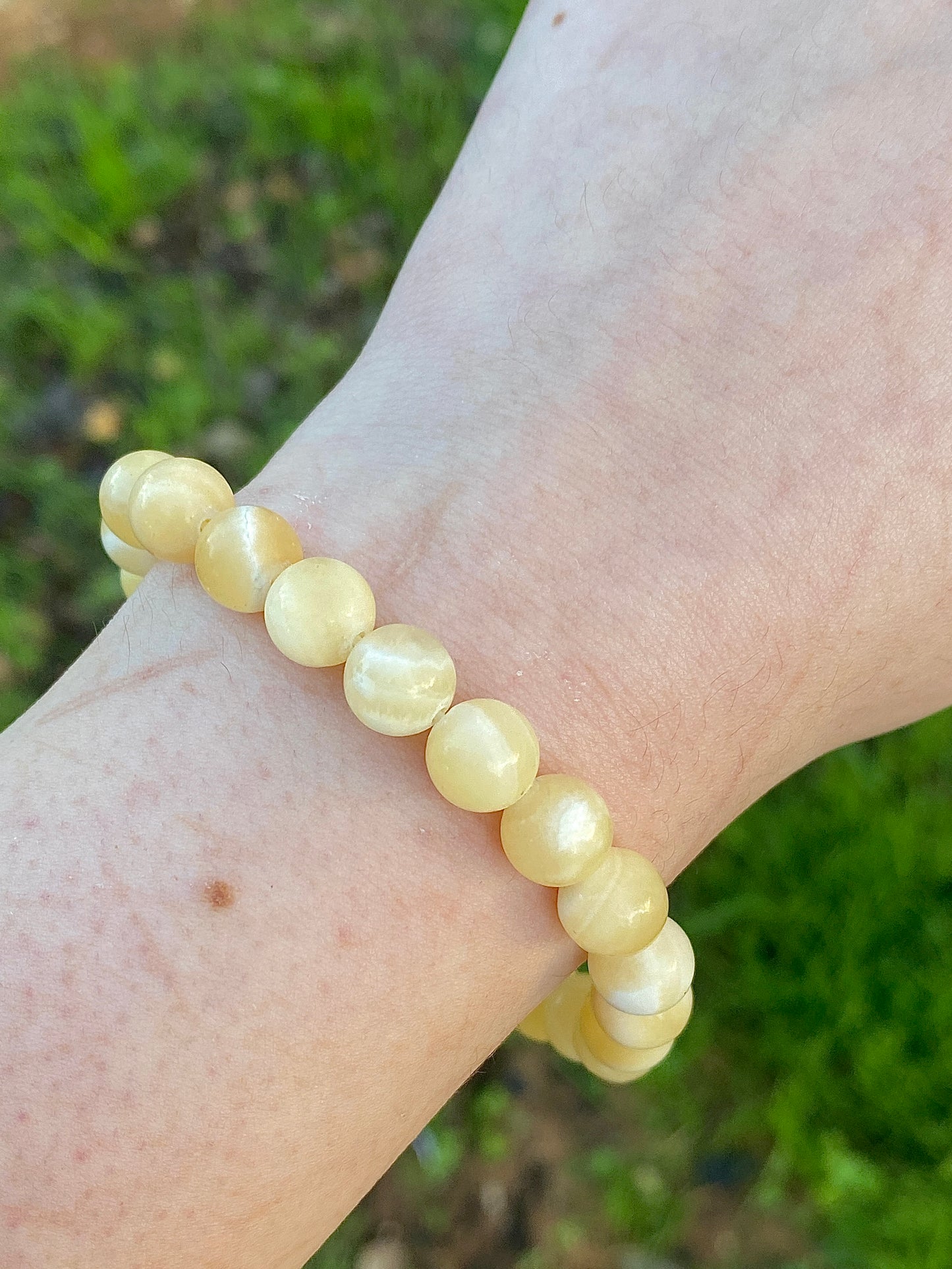 צמיד קלציט צהובה | אופטימיות | התחדשות | זרימה